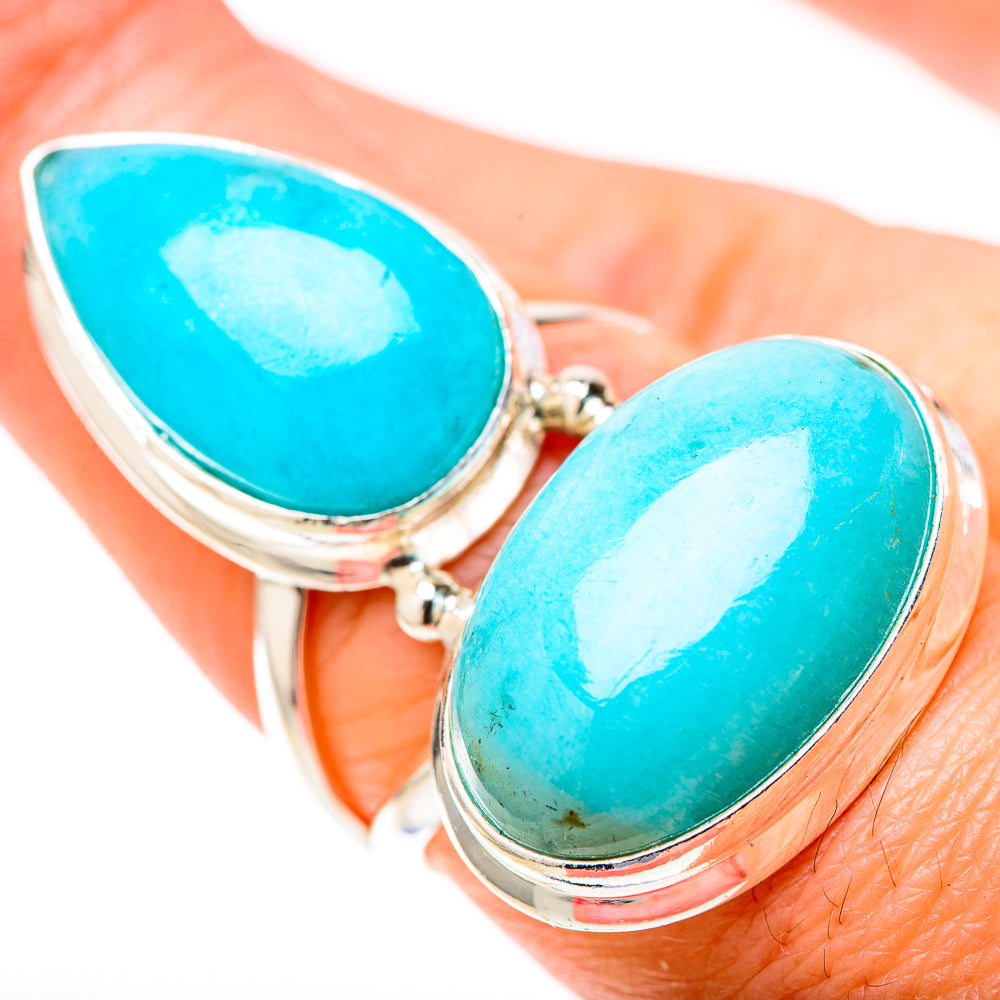 Larimar Rings handcrafted by Ana Silver Co - RING128408