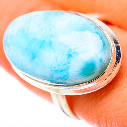 Larimar Rings handcrafted by Ana Silver Co - RING128409