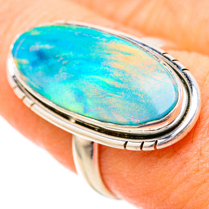 Aura Opal Rings handcrafted by Ana Silver Co - RING128471