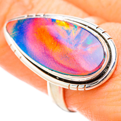 Aura Opal Rings handcrafted by Ana Silver Co - RING128473