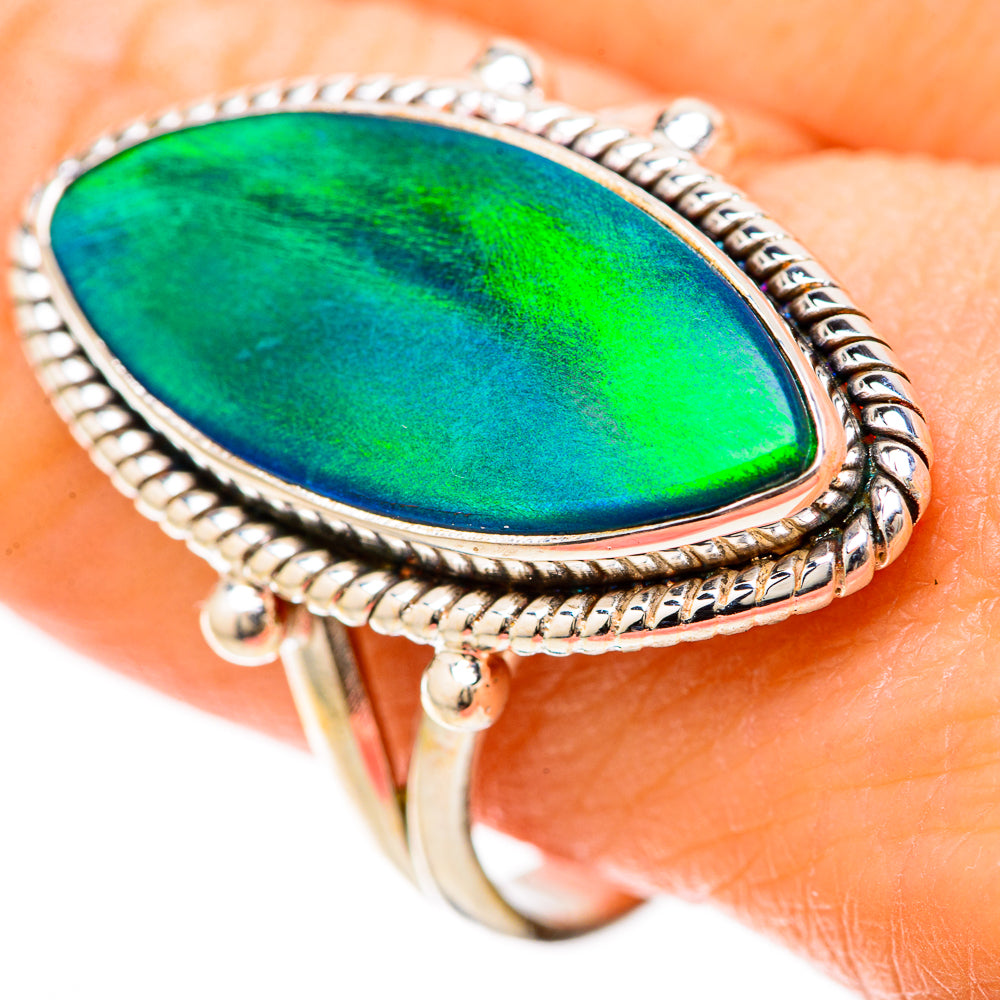 Aura Opal Rings handcrafted by Ana Silver Co - RING128475