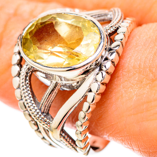 Citrine Rings handcrafted by Ana Silver Co - RING128476