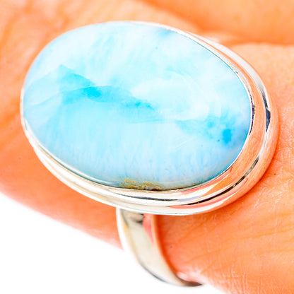 Larimar Rings handcrafted by Ana Silver Co - RING128477