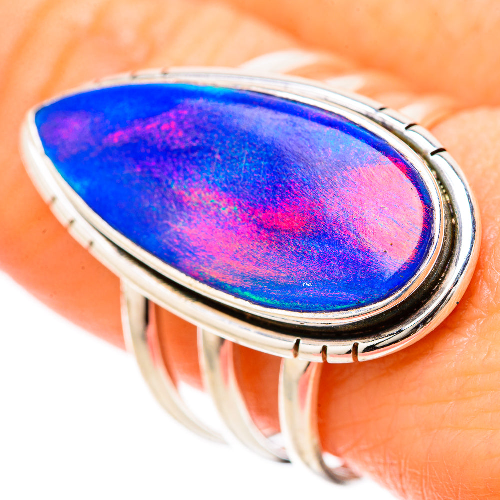 Aura Opal Rings handcrafted by Ana Silver Co - RING128522