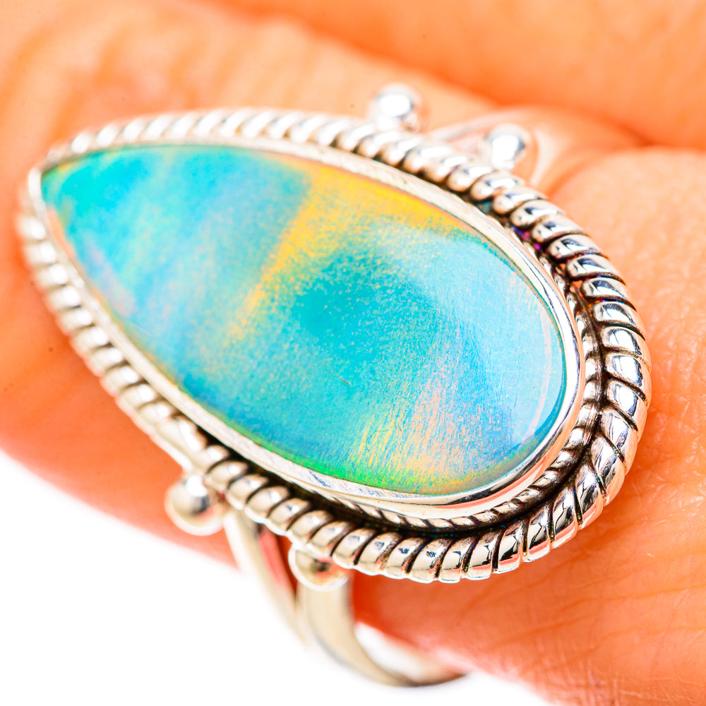 Aura Opal Rings handcrafted by Ana Silver Co - RING128523