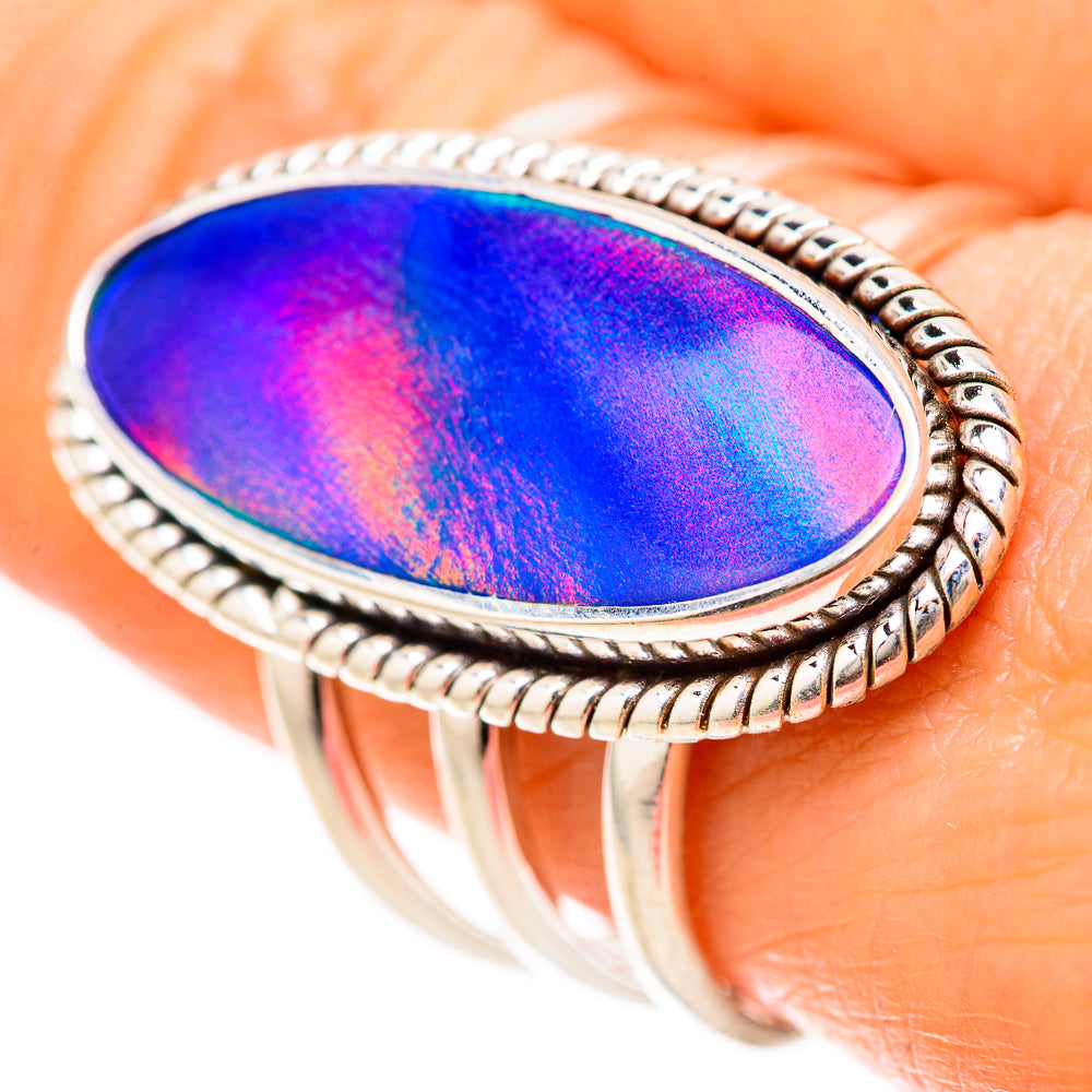 Aura Opal Rings handcrafted by Ana Silver Co - RING128528