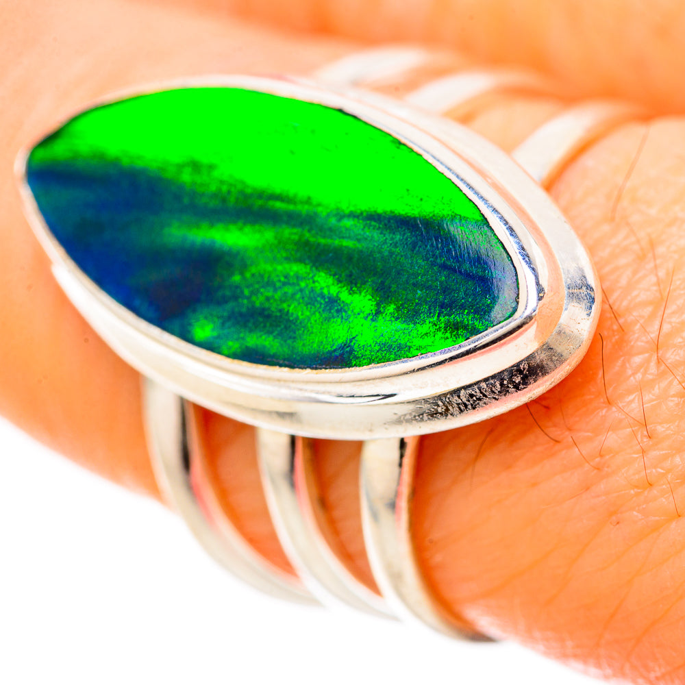 Aura Opal Rings handcrafted by Ana Silver Co - RING128529