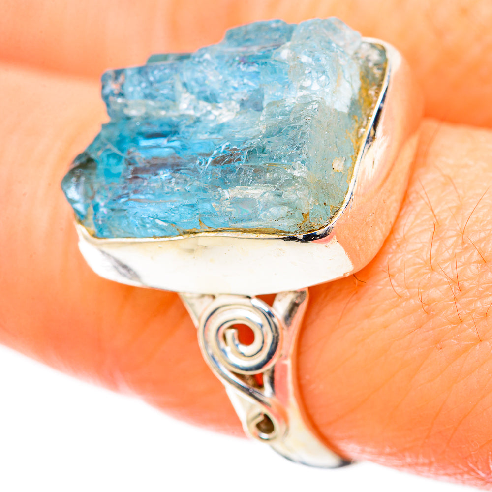 Aquamarine Rings handcrafted by Ana Silver Co - RING128531