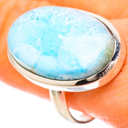 Larimar Rings handcrafted by Ana Silver Co - RING128532