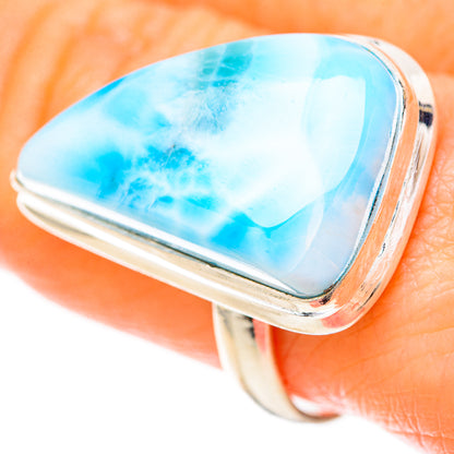 Larimar Rings handcrafted by Ana Silver Co - RING128534