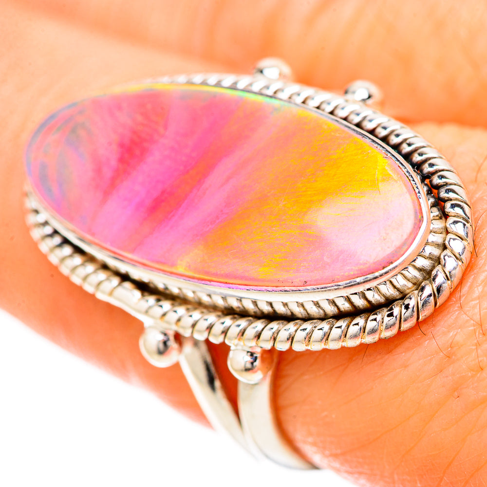 Aura Opal Rings handcrafted by Ana Silver Co - RING128542