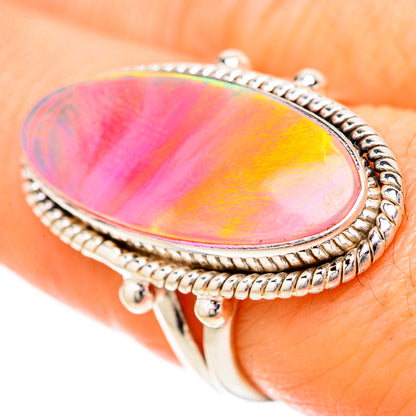 Aura Opal Rings handcrafted by Ana Silver Co - RING128542