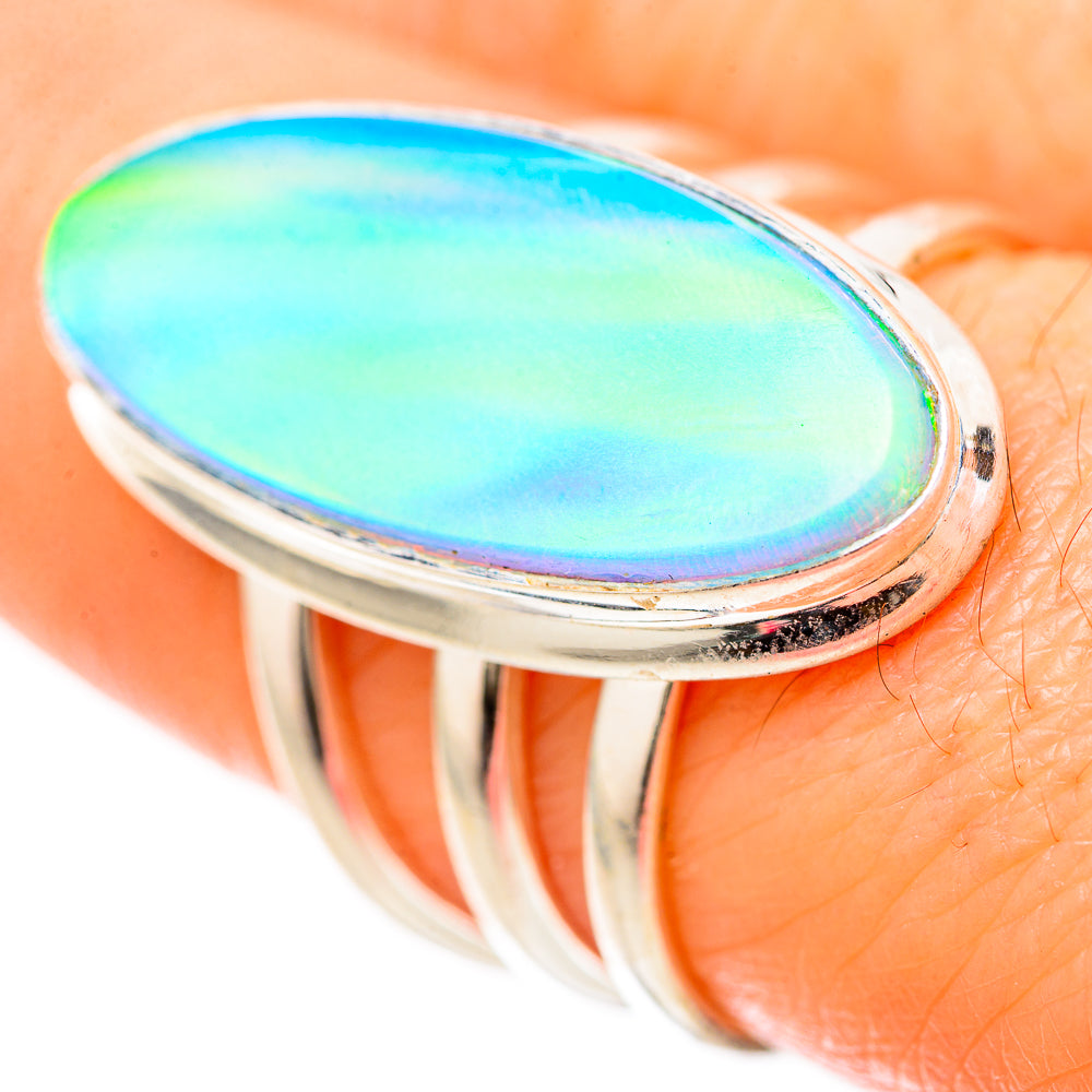 Aura Opal Rings handcrafted by Ana Silver Co - RING128543