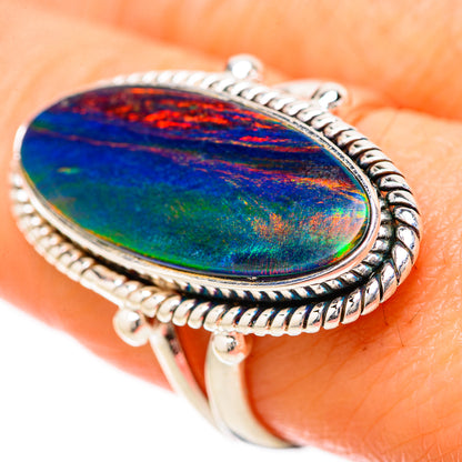 Aura Opal Rings handcrafted by Ana Silver Co - RING128544