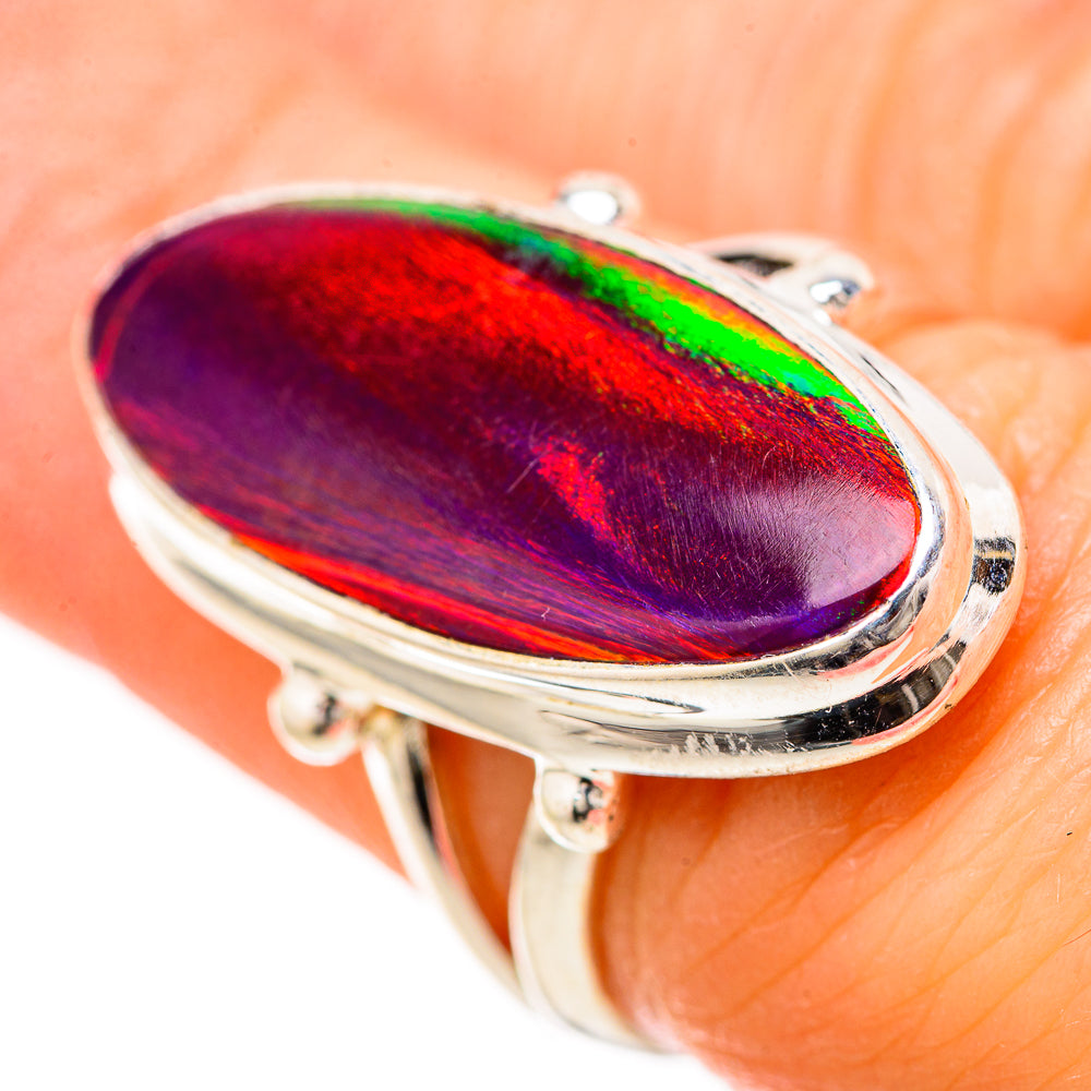 Aura Opal Rings handcrafted by Ana Silver Co - RING128547
