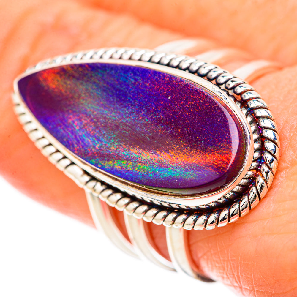 Aura Opal Rings handcrafted by Ana Silver Co - RING128549