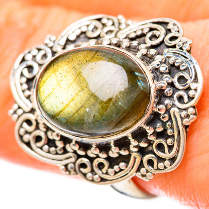 Labradorite Rings handcrafted by Ana Silver Co - RING128560
