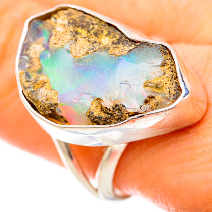 Ethiopian Opal Rings handcrafted by Ana Silver Co - RING128565