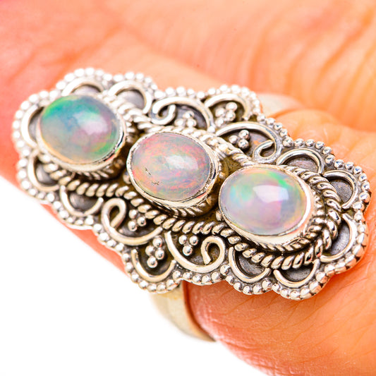 Ethiopian Opal Rings handcrafted by Ana Silver Co - RING128569
