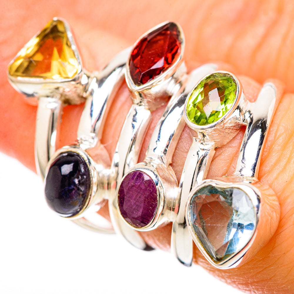 Garnet Rings handcrafted by Ana Silver Co - RING128582