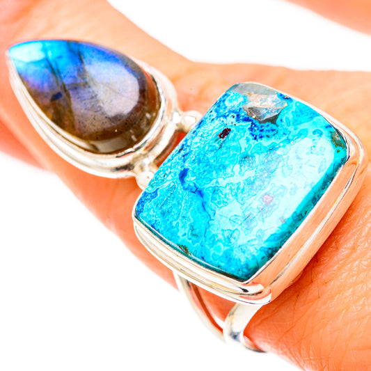 Chrysocolla Rings handcrafted by Ana Silver Co - RING128590