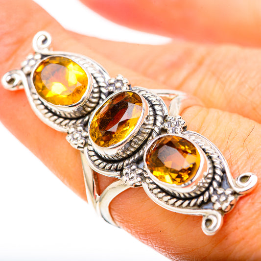 Citrine Rings handcrafted by Ana Silver Co - RING128595