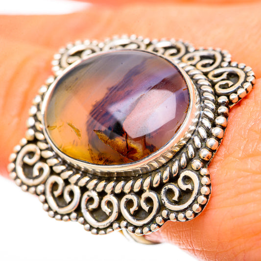 Montana Agate Rings handcrafted by Ana Silver Co - RING128598