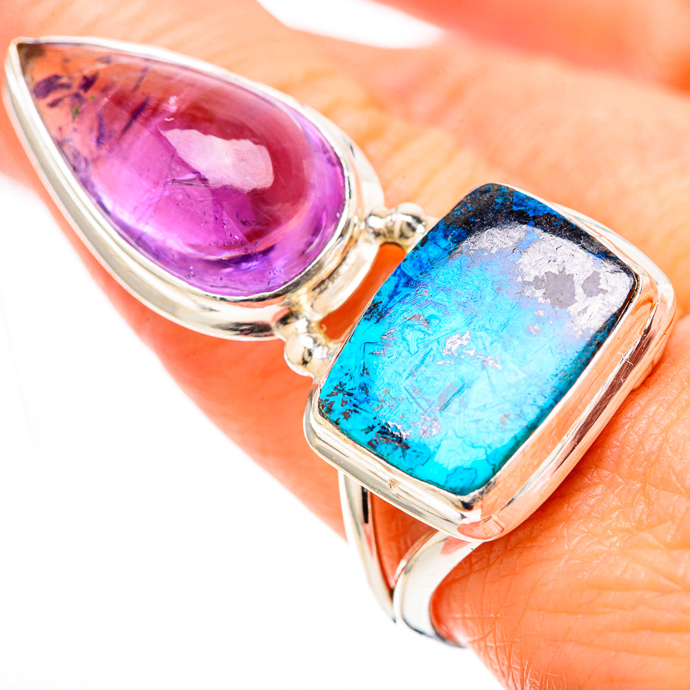 Shattuckite Rings handcrafted by Ana Silver Co - RING128637 - Photo 3