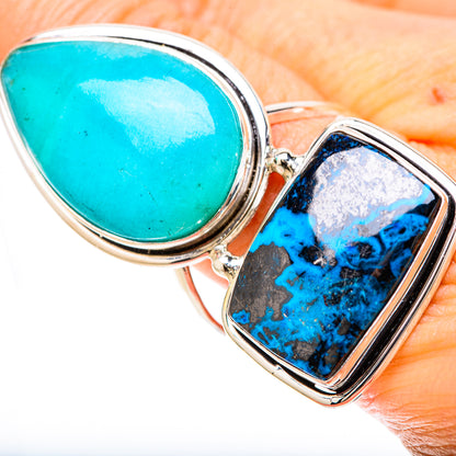Shattuckite Rings handcrafted by Ana Silver Co - RING128639 - Photo 3