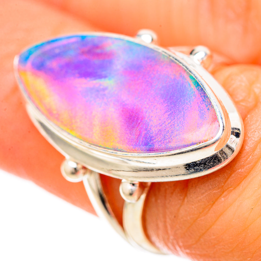 Aura Opal Rings handcrafted by Ana Silver Co - RING128661 - Photo 3