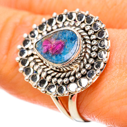 Ruby Fuchsite Rings handcrafted by Ana Silver Co - RING128667
