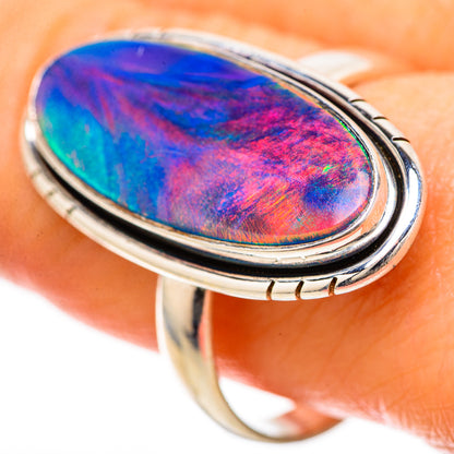 Aura Opal Rings handcrafted by Ana Silver Co - RING128679 - Photo 3
