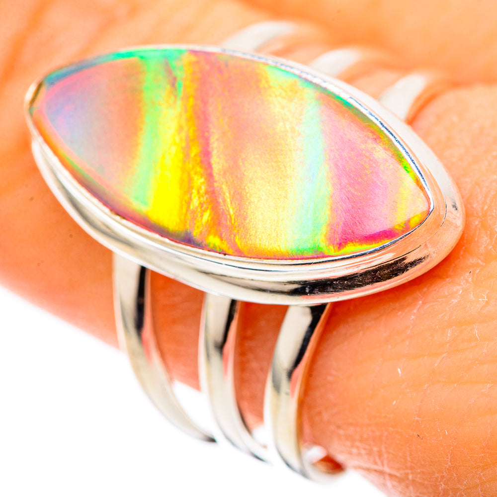 Aura Opal Rings handcrafted by Ana Silver Co - RING128703