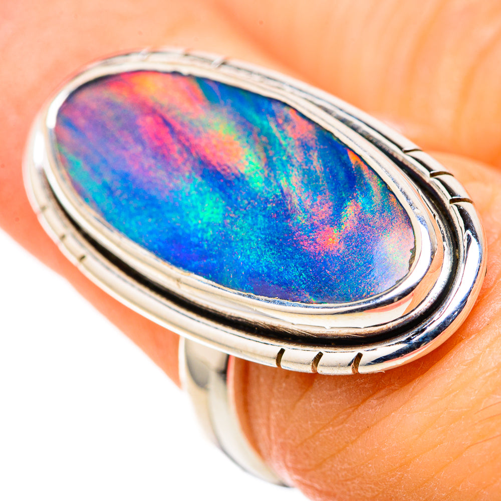 Aura Opal Rings handcrafted by Ana Silver Co - RING128704