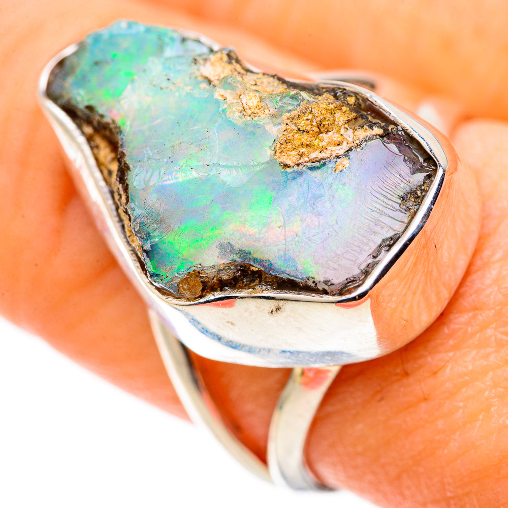 Ethiopian Opal Rings handcrafted by Ana Silver Co - RING128709