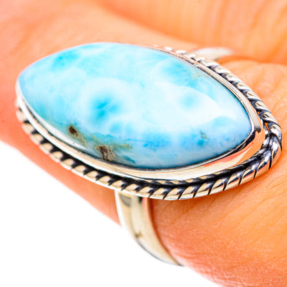 Larimar Rings handcrafted by Ana Silver Co - RING128711 - Photo 3