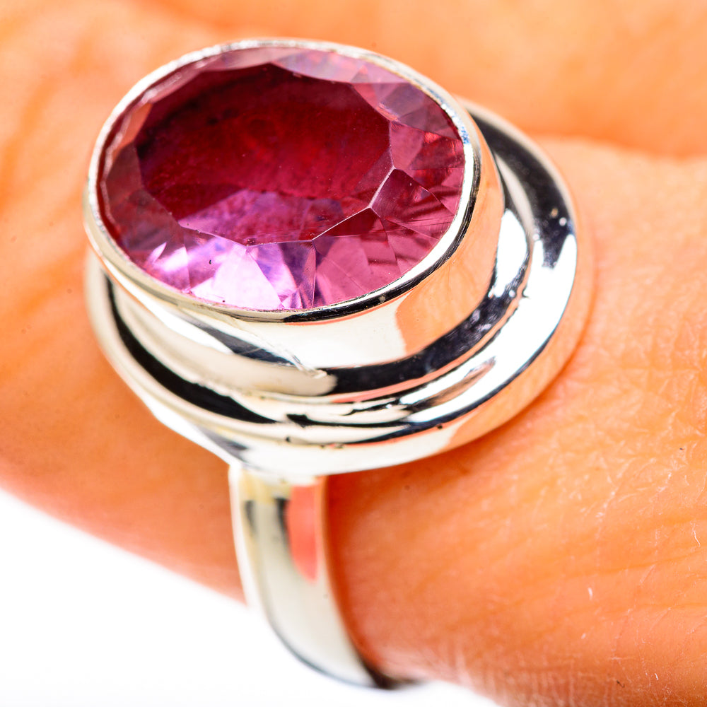 Color Change Alexandrite (Lab.) Rings handcrafted by Ana Silver Co - RING128721