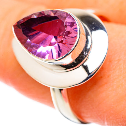 Color Change Alexandrite (Lab.) Rings handcrafted by Ana Silver Co - RING128722