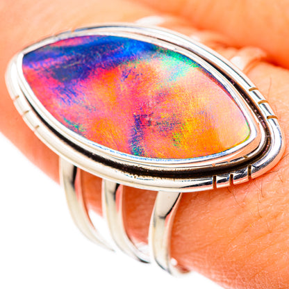 Aura Opal Rings handcrafted by Ana Silver Co - RING128726 - Photo 3