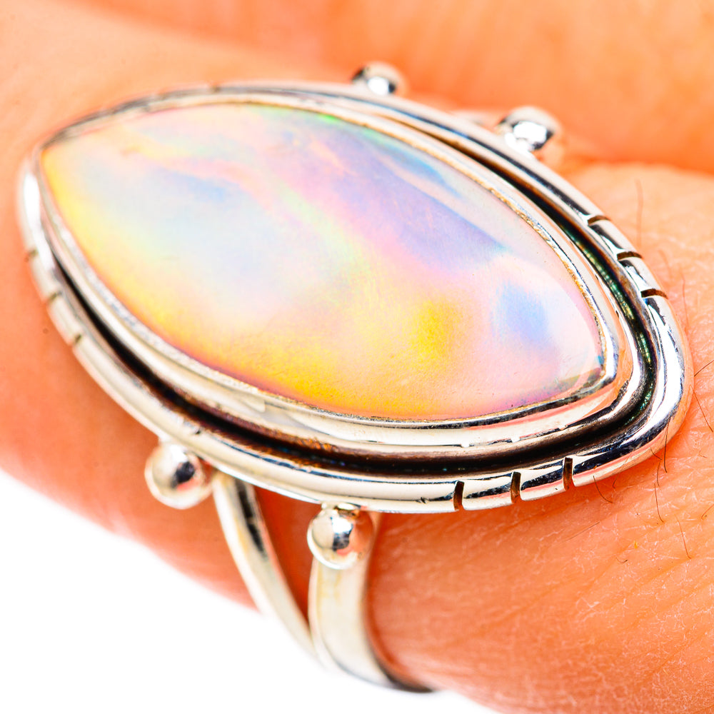 Aura Opal Rings handcrafted by Ana Silver Co - RING128727 - Photo 3