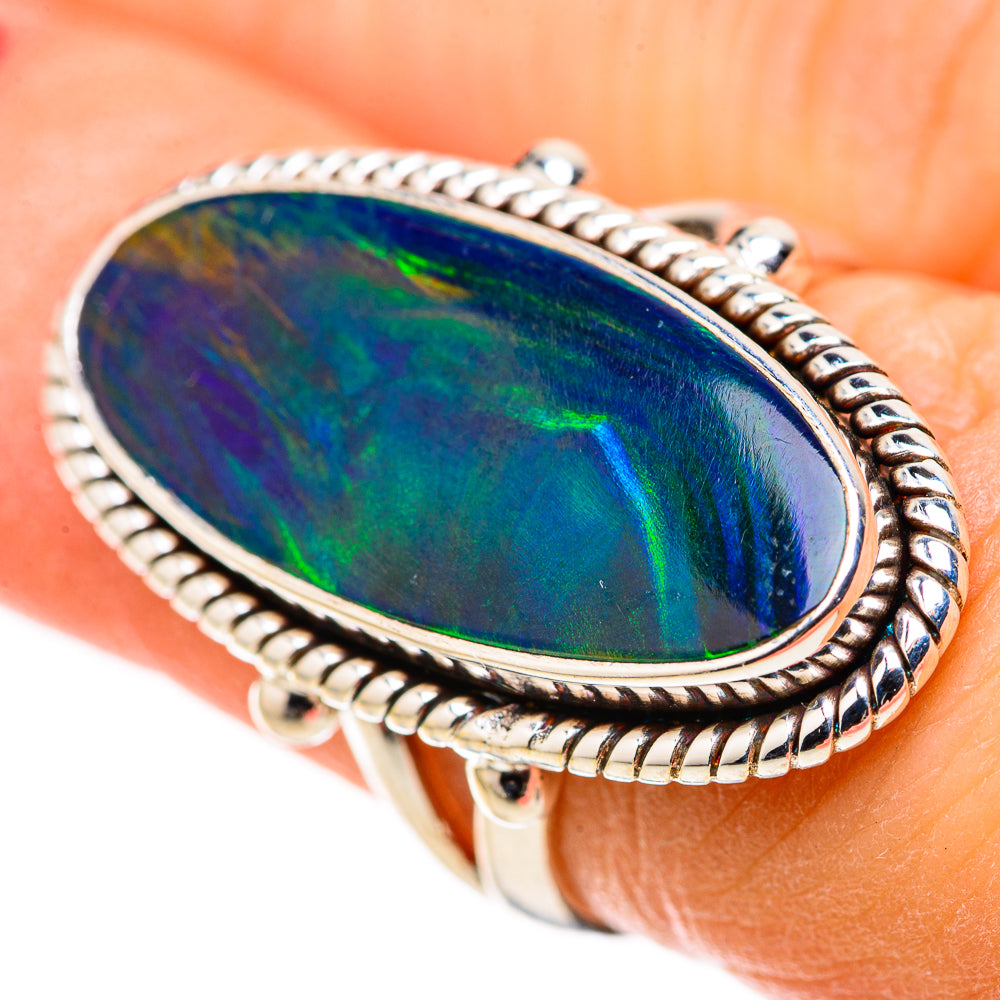 Aura Opal Rings handcrafted by Ana Silver Co - RING128728
