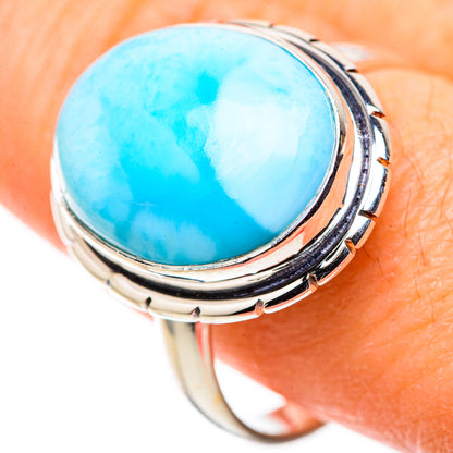 Larimar Rings handcrafted by Ana Silver Co - RING128733 - Photo 3