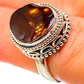 Mexican Fire Agate Rings handcrafted by Ana Silver Co - RING128741
