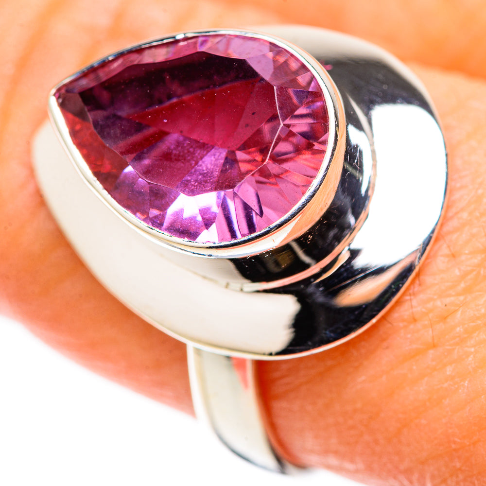 Color Change Alexandrite (Lab.) Rings handcrafted by Ana Silver Co - RING128745