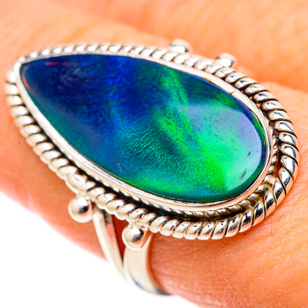 Aura Opal Rings handcrafted by Ana Silver Co - RING128754