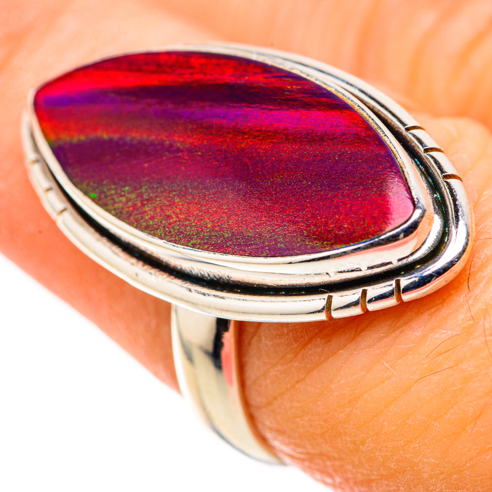 Aura Opal Rings handcrafted by Ana Silver Co - RING128755