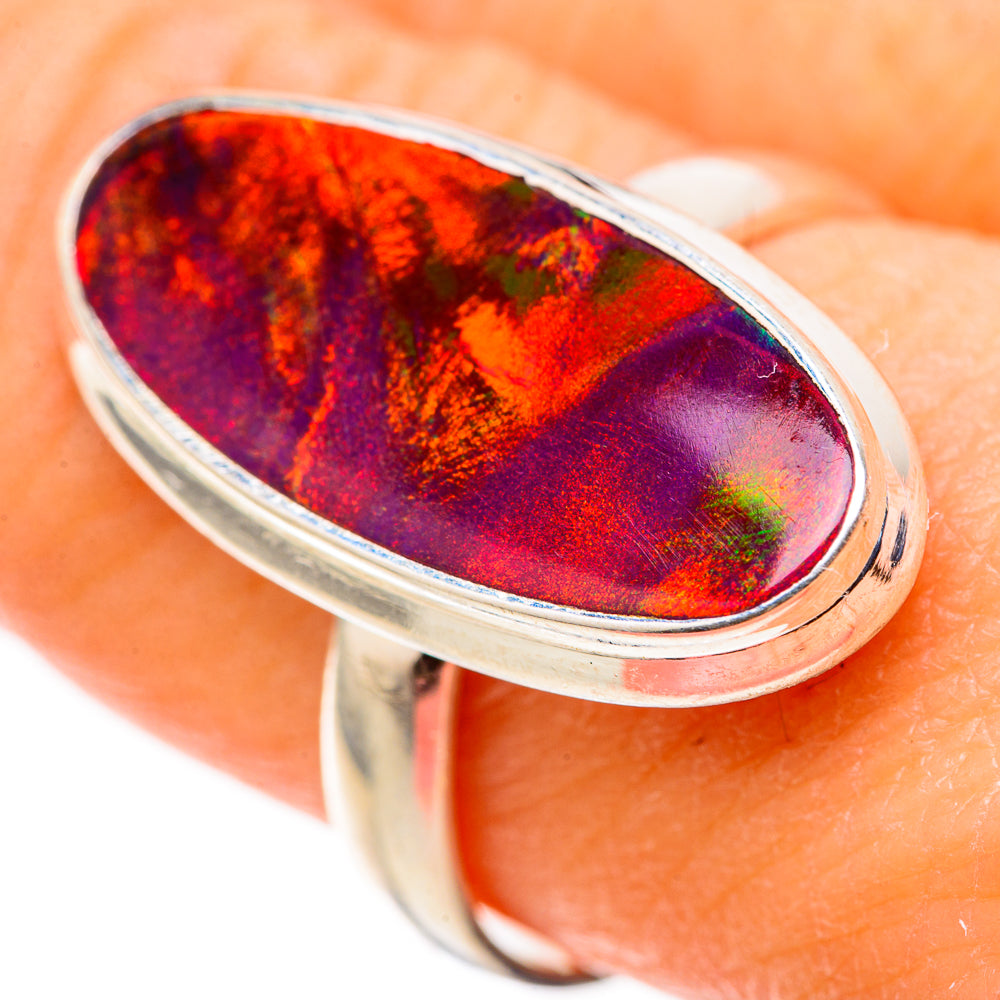 Aura Opal Rings handcrafted by Ana Silver Co - RING128757