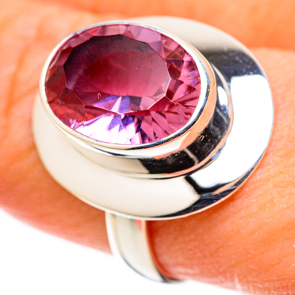 Color Change Alexandrite (Lab.) Rings handcrafted by Ana Silver Co - RING128768