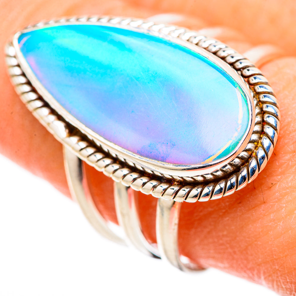 Aura Opal Rings handcrafted by Ana Silver Co - RING128776