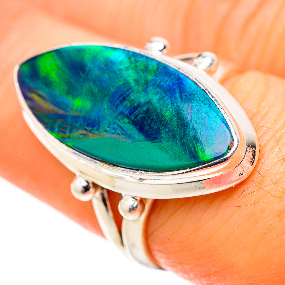 Aura Opal Rings handcrafted by Ana Silver Co - RING128796 - Photo 3